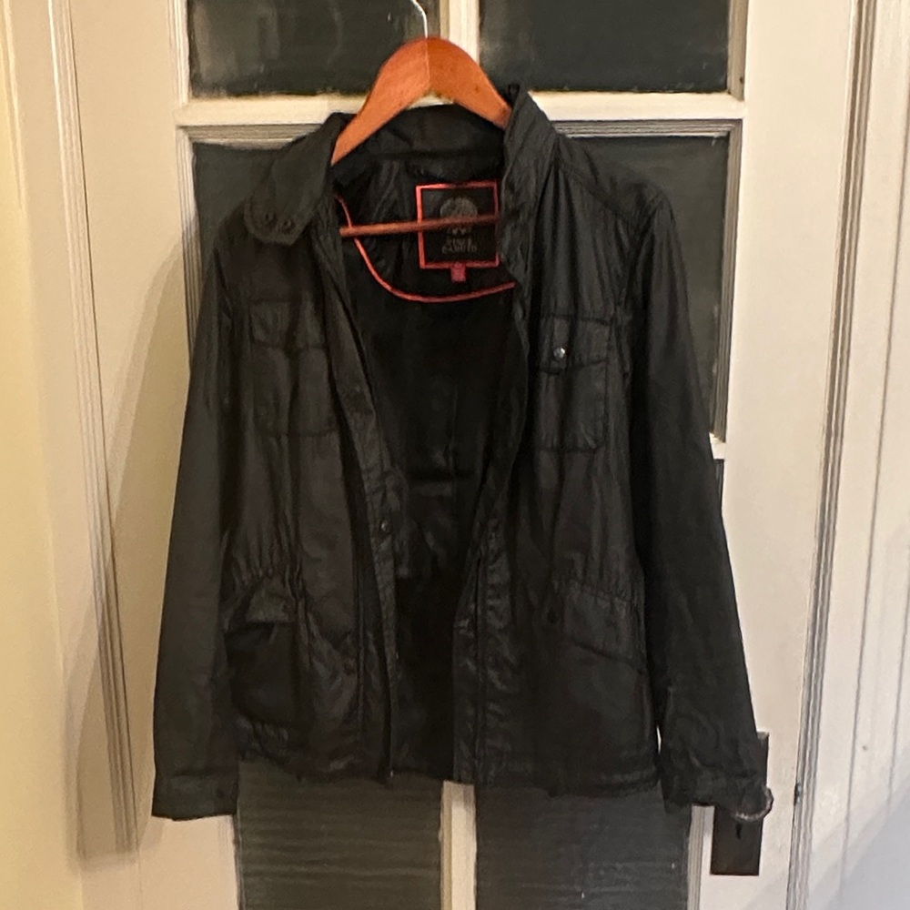 Vince Camuto Black Jacket with Hood